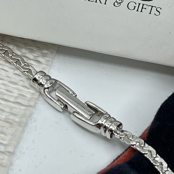 Swarovski Elements White Gold Plated Crystal Pave Bar Necklace, 16" - Picture 12 of 17